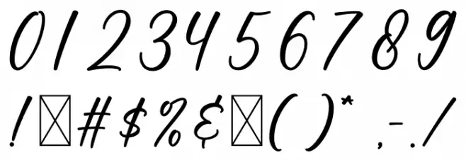 Hot Chocolate Font OTHER CHARS