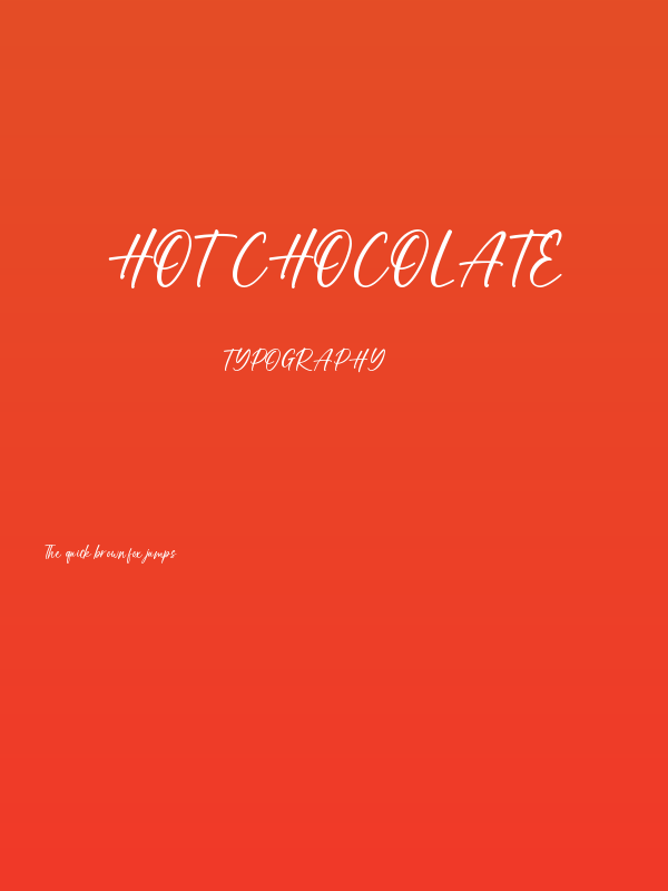Hot Chocolate Poster