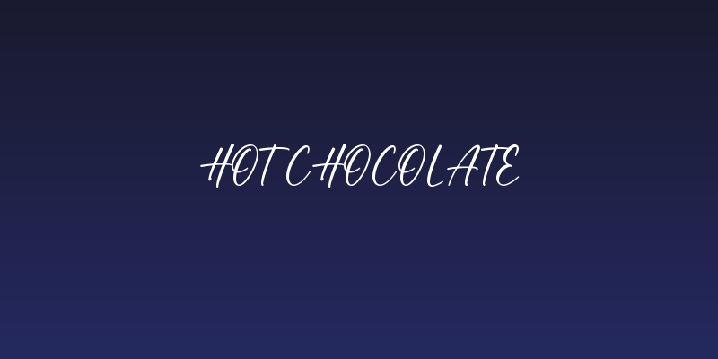 Hot Chocolate Social Header