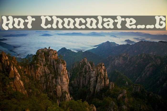 Hot Chocolate__G Шрифта examples
