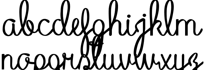 Hot Coffee Personal Use Font LOWERCASE