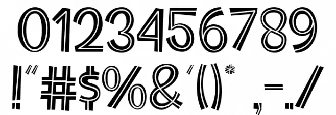 Hot Dog Font OTHER CHARS