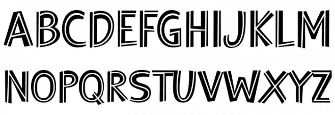 Hot Dog Шрифта ВЕРХНИЙ