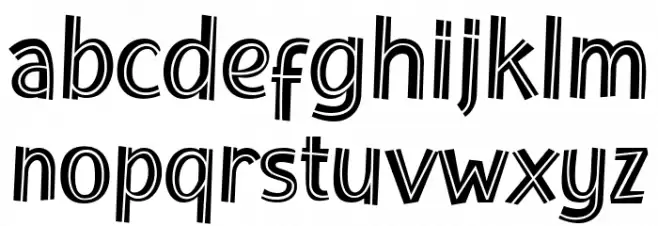 Hot Dog Caratteri MINUSCOLO