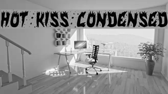 Hot Kiss Condensed Font examples