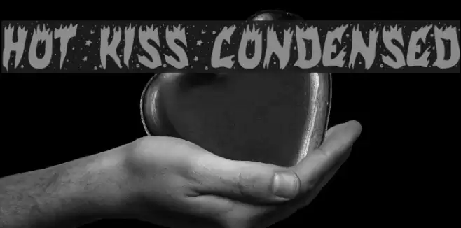 Hot Kiss Condensed Font examples