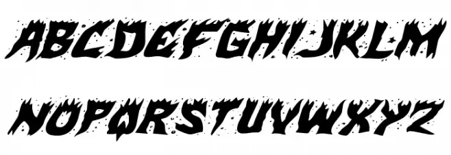 Hot Kiss Expanded Italic Polices MAJUSCULES