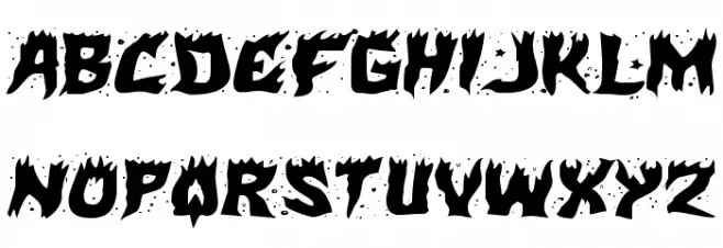 Hot Kiss Expanded Schriftart Groß