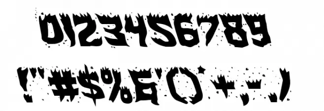 Hot Kiss Leftalic Font OTHER CHARS