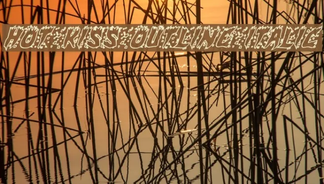 Hot Kiss Outline Italic Example 2