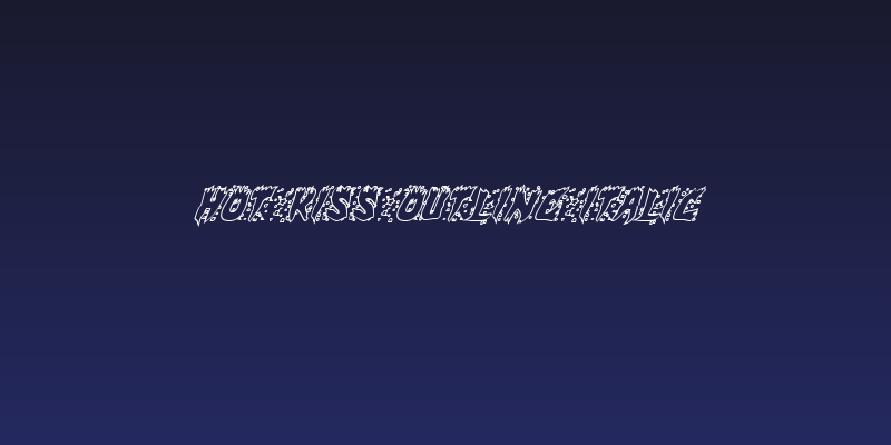Hot Kiss Outline Italic Social Header