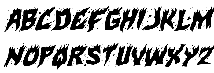Hot Kiss Rotalic Font LOWERCASE