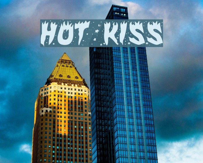 Hot Kiss Font examples