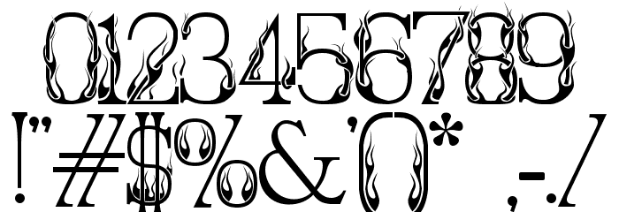 Hot Librarian Font OTHER CHARS