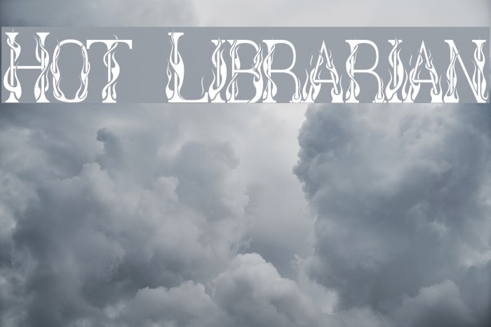 Hot Librarian Font examples