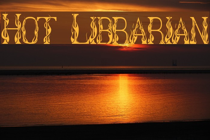 Hot Librarian Font examples