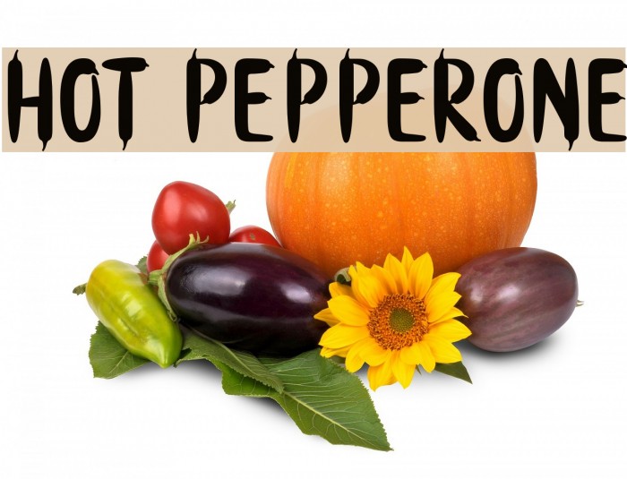 Hot PepperOne Font examples