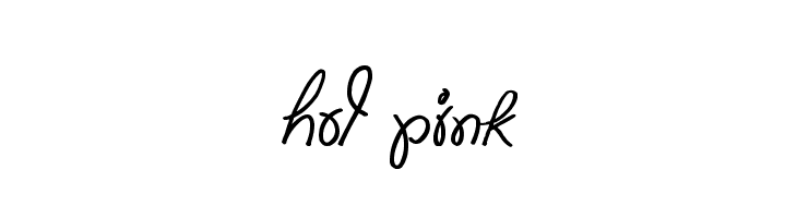 Hot Pink  baixar fontes gratis