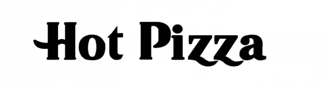 Hot Pizza  フリーフォントのダウンロード