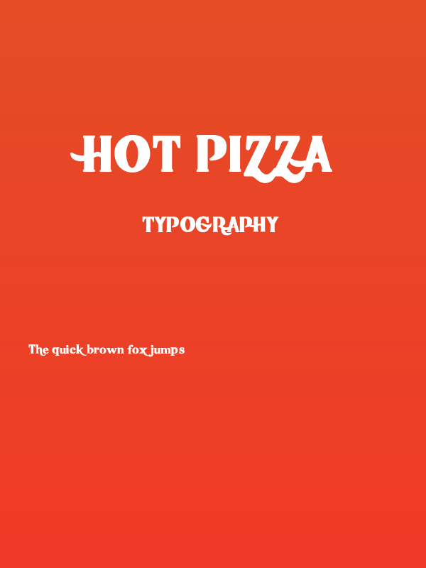 Hot Pizza Poster