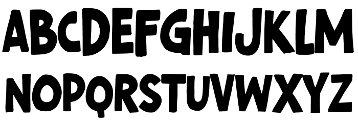 Hot Potato Font LOWERCASE