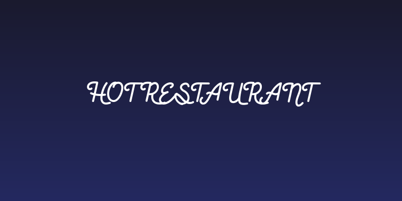 Hot Restaurant Social Header