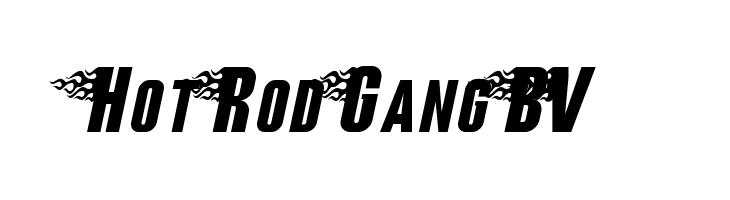 Hot Rod Gang BV Font