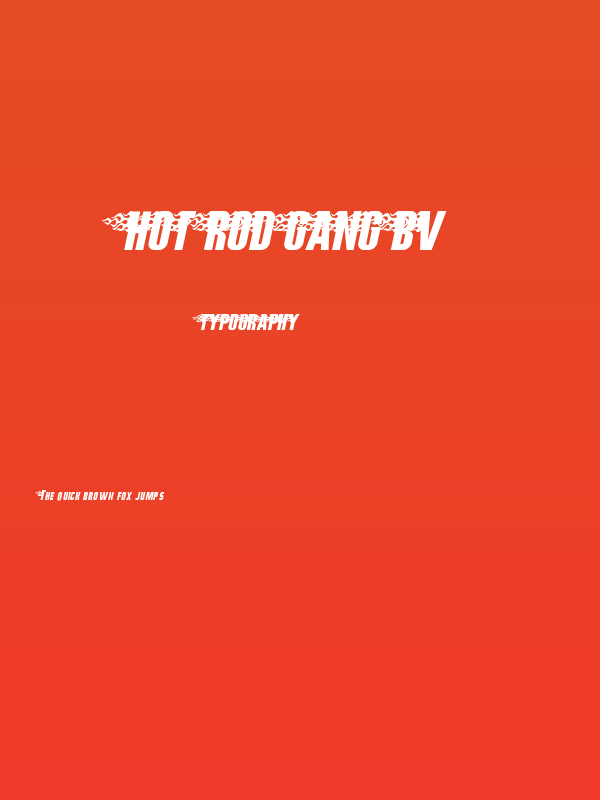 Hot Rod Gang BV Poster
