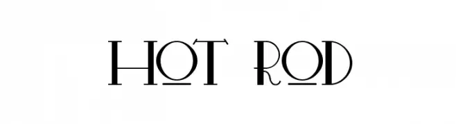 Hot Rod  Frei Schriftart Herunterladen