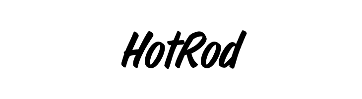 Hot Rod  font caratteri gratis