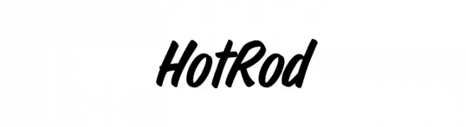 Hot Rod  Frei Schriftart Herunterladen