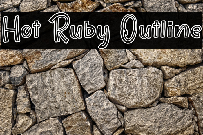 Hot Ruby Outline Example 3