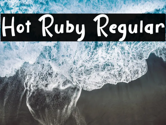 Hot Ruby Regular Example 1