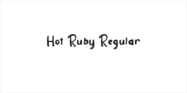 Hot Ruby Regular Logo