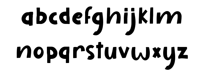 Hot Ruby Regular Font LOWERCASE