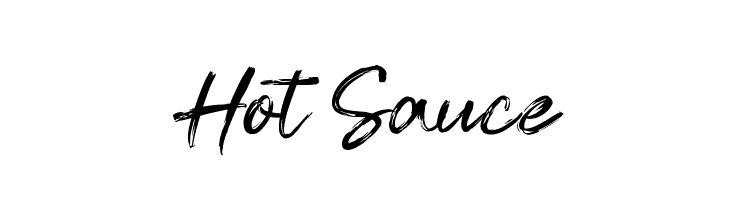 Hot Sauce  フリーフォントのダウンロード