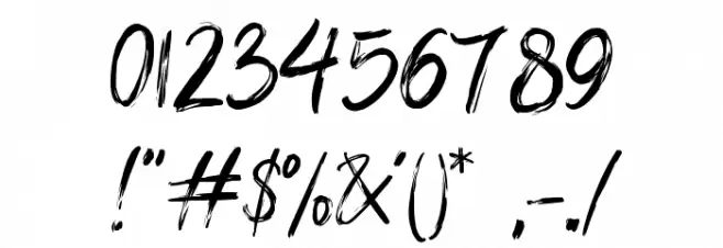 Hot Sauce Font OTHER CHARS