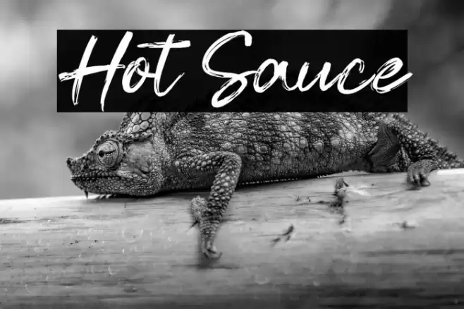 Hot Sauce Font examples