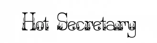 Hot Secretary  Descarca Fonturi Gratis