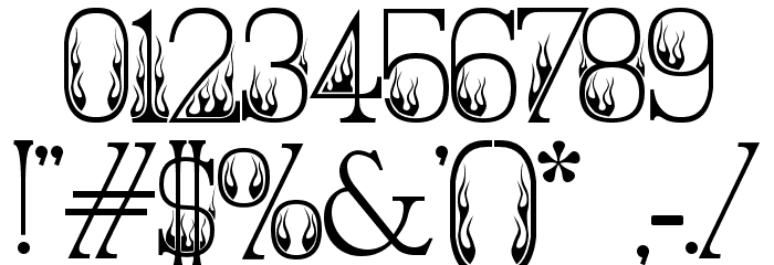Hot Secretary Font OTHER CHARS