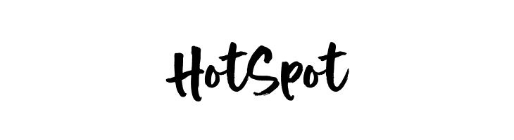 Hot Spot Font
