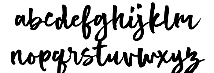 Hot Spot Font LOWERCASE
