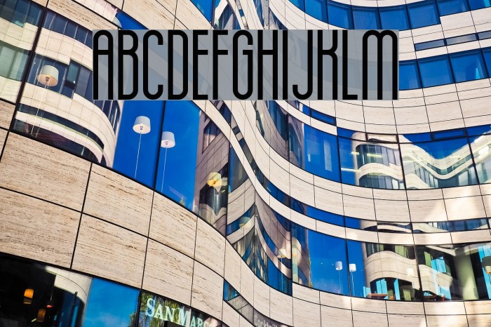 Hot Thin Roof Font examples