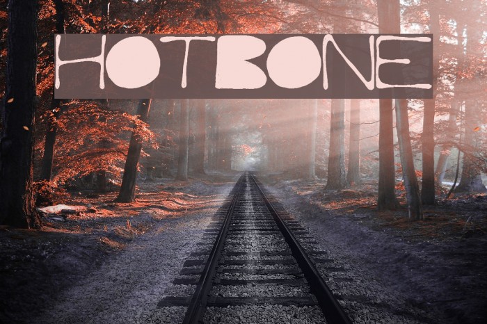 HotBone Font examples