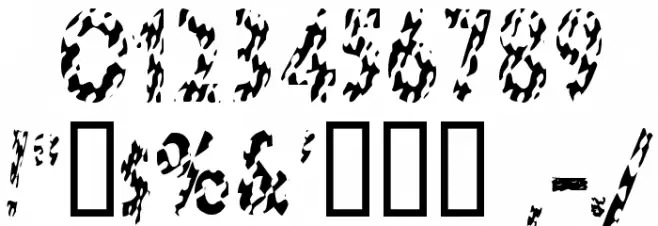 HotButteredGiraffe Font OTHER CHARS