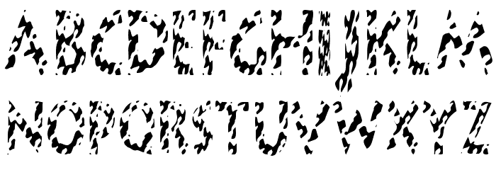 HotButteredGiraffe Font LOWERCASE