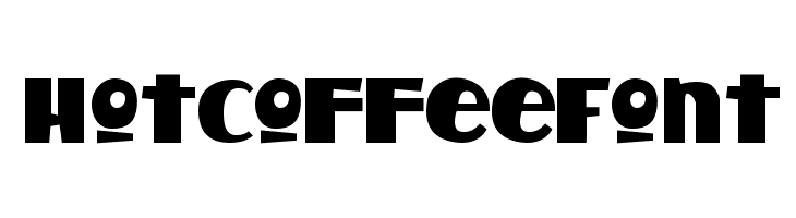 HotCoffeeFont  Frei Schriftart Herunterladen