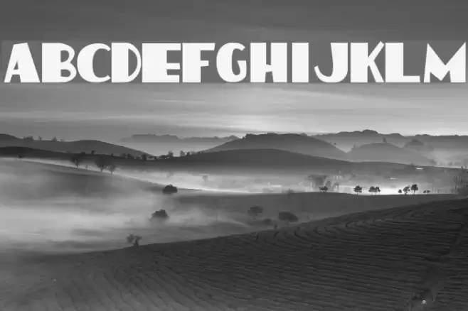 HotCoffeeFont Schriftart examples