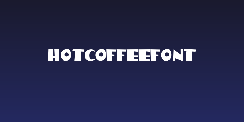 HotCoffeeFont Social Header