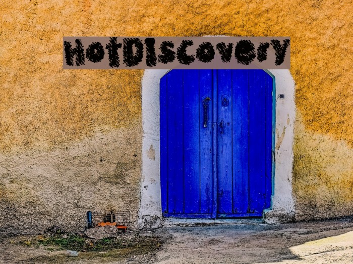 HotDiscovery Font examples